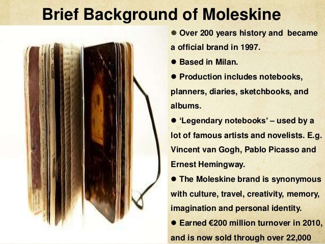 moleskine的传奇历史